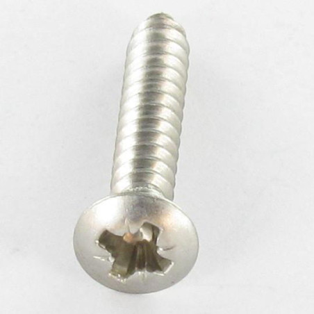 1 x Vis tôle Inox A2 Tête fraisée bombée TFB Pozi 4.2X32