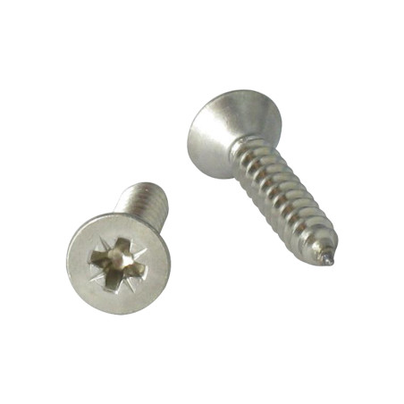 1 x Vis tôle Inox A2 Tête fraisée Pozi 4.8X32