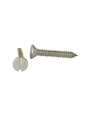 1 x Vis tôle Inox A2 Tête fraisée Fendue 2.9X9.5