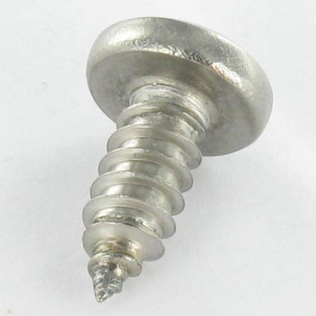 1 x Vis tôle Inox A2 tête cylindrique bombée large Pozi 3.9X32