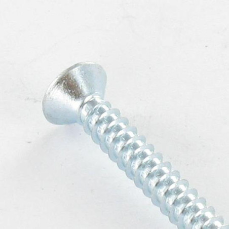 1 x Vis tôle Tête fraisée Pozi 6.3X50 Acier zingué