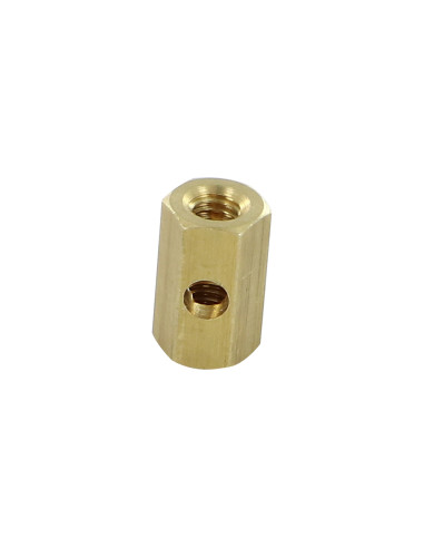 1 x BORNES Laiton Hexagonal 7X12 Percée et...