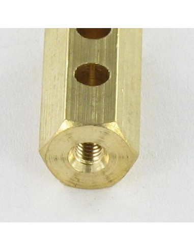 1 x BORNE CONTACT Hexagonal 10X46 Filetée sur...