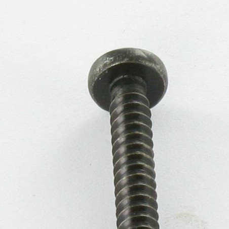 1 x Vis tôle Inox A2 tête cylindrique bombée large Pozi 2.9X13 Noir