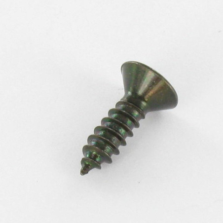 1 x Vis tôle Tête fraisée Pozi 4.8X38 Acier zingué noir