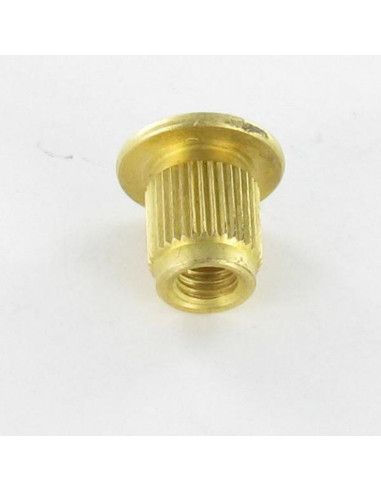 1 x Ecrou Relieur Moletée Laiton M8 Diamètre de...