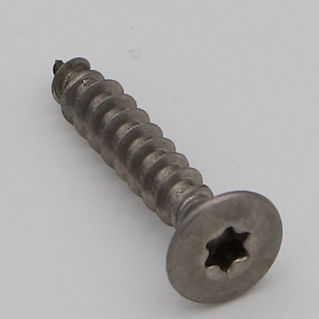 1 x VBA Vis bois agglo Tête fraisée TORX T20 4X70 Filetage total Inox A2