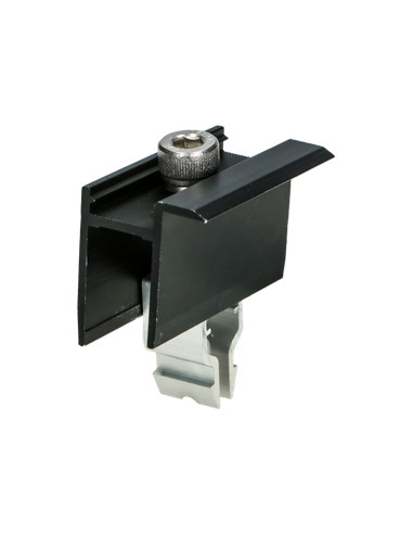 1 x PINCE Fixation SOLAIRE 35X55 Aluminium Noir