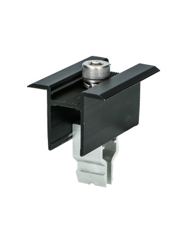1 x PINCE Fixation SOLAIR 35X55 Aluminium Noir IN