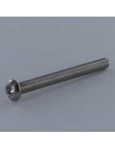 Vis métaux Tête Bombée TORX T20 M4X10 Filetage total Inox A2