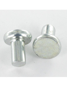 Rivet à frapper Tête plate 6X20 ALUA5