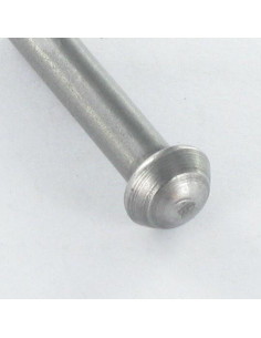 Rivet à frapper Tête ronde TR 8X35 Acier brut 2