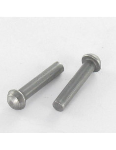 Rivet à frapper Tête ronde TR 6X14 Acier brut