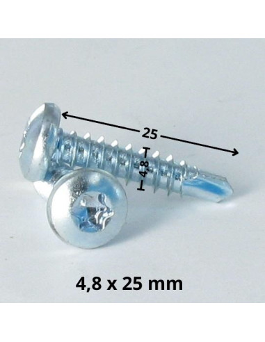 1 x Vis autoperceuse Tête cylindrique bombée...