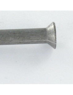 Rivet à frapper Tête fraisée 6X22 Acier brut 2