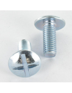 Vis Poelier Fendue En Croix M8X14 Acier zingué