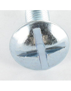 Vis Poelier Fendue En Croix M8X14 Acier zingué 2
