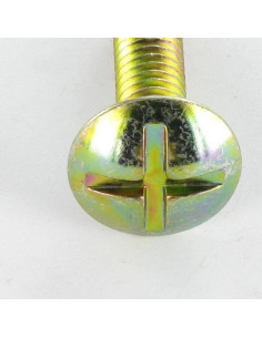 Vis Poelier Fendue En Croix M8X40 Bichromaté 2