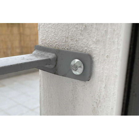 1 x Vis Penture Inviolable 2 pièces TORX T40 7X70 Acier zingué