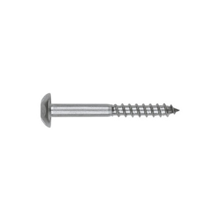 1 x Vis Penture Inviolable 2 pièces TORX Inox A2 7X60 Inox A2
