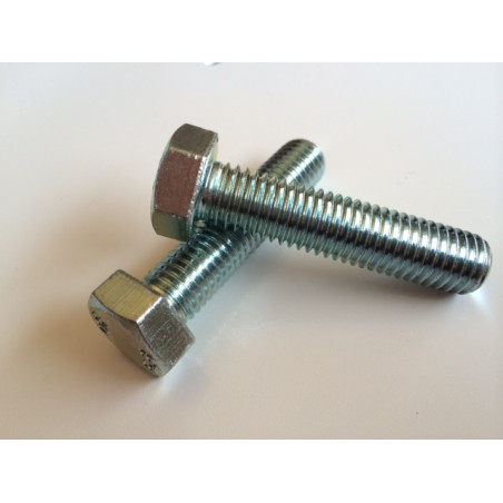 1 x Vis métaux Tête hexagonale TH 3/4X 1"1/4 UNC ou equivalent BSW pas anglais WHITWORTH Grade 5 Acier zingué