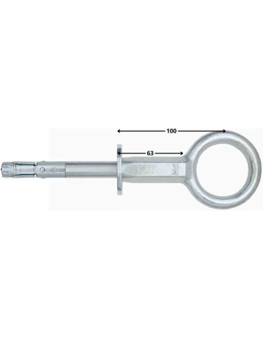 1 x Piton FORGE Fixation ECHAFFAUDAGE 170 Acier...