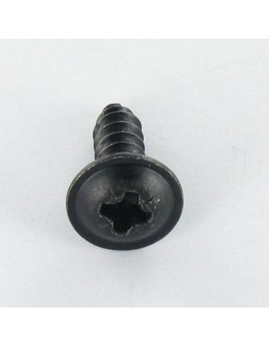 1 x Vis tôle Poelier Pozi 4.8X32 Acier zingué noir
