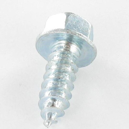 1 x Vis tôle Tête hexagonale TH Embase collerette 4.8X16 Acier zingué
