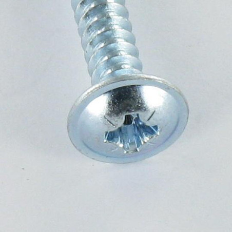 1 x Vis tôle Poelier Pozi 5.5X19 Acier zingué