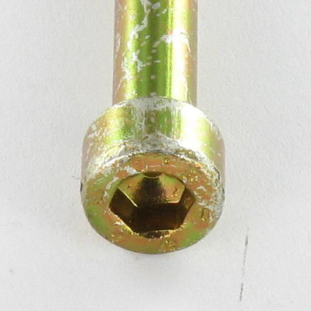 1 x Vis métaux CHC BTR M5X55 Filetée sur 22 Classe 8.8 Clé de 4 HC4 Bichromaté