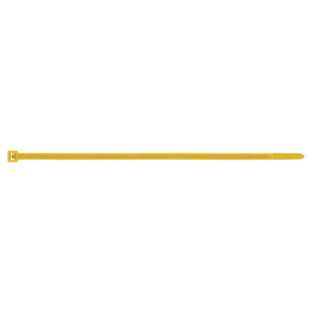 1 x Colliers de serrage Nylon jaune 4.8X200