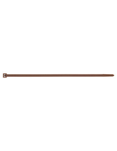 1 x Colliers de serrage Nylon Marron 3.6X140