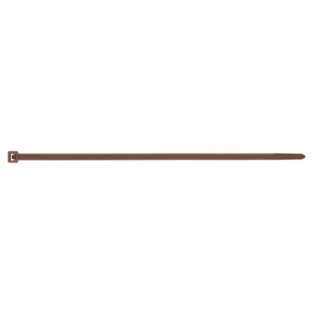 1 x Colliers de serrage Nylon Marron 3.6X140