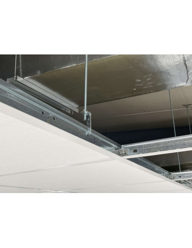 1 x SUSPENTE ANGLE FAUX PLAFOND 5 Acier zingué