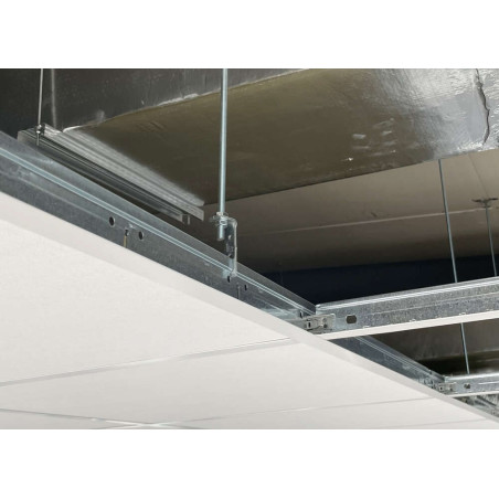1 x SUSPENTE ANGLE FAUX PLAFOND 6 Acier zingué
