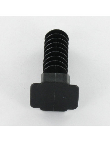 1 x SUPPORT MURAL Forme Cheville nylon noir à 9.6
