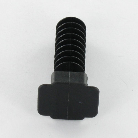 1 x SUPPORT MURAL Forme Cheville nylon noir à 9.6