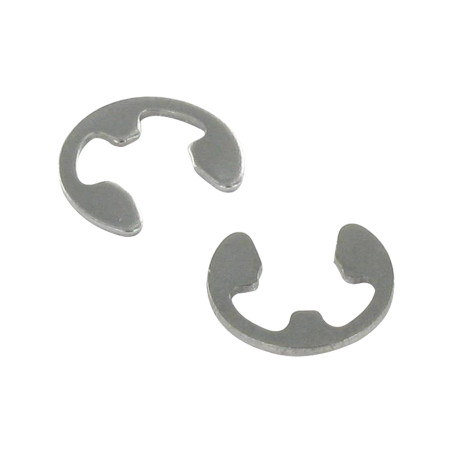 1 x Circlip en E Pour Diamètre Rainure 7 Acier zingué