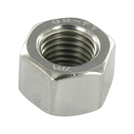 1 x Ecrou HH M24 Epaisseur 24 Inox A4