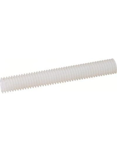 1 x Tige filetée M4 Longueur 1 mètre nylon naturel