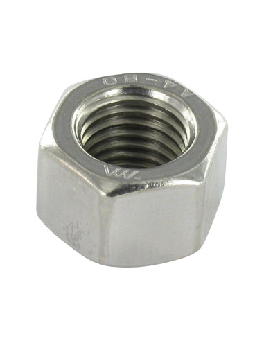 1 x Ecrou HH M30 Epaisseur 30 Inox A4