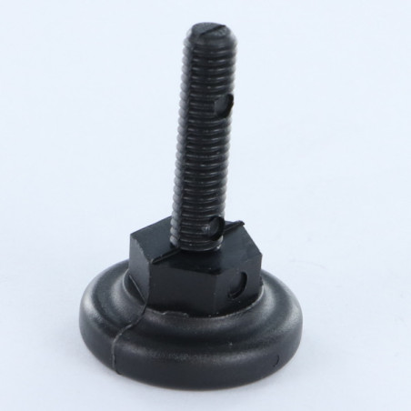1 x PIED VErin réglable M6X25 Diamètre de tête: 20 Nylon