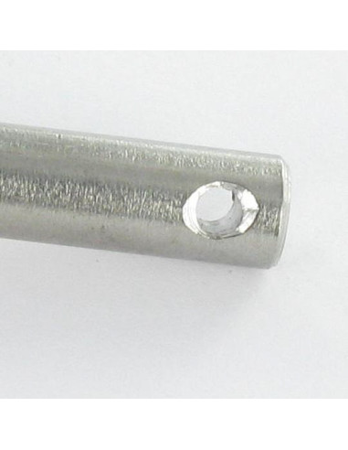 1 x Goupille Tête plate 9X28 Percée 3 Inox A4
