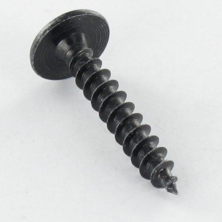 1 x VBA Vis bois agglo Poelier Pozi N°2 4X16 Filetage total Diamètre de tête: 10 Acier zingué noir