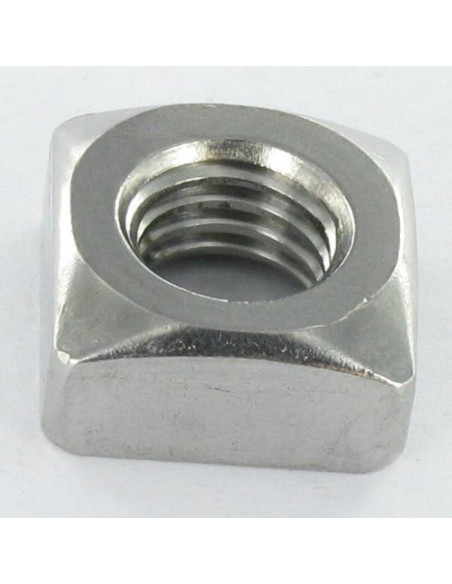 1 x Ecrou Carré Inox A2 M12 19X19X10