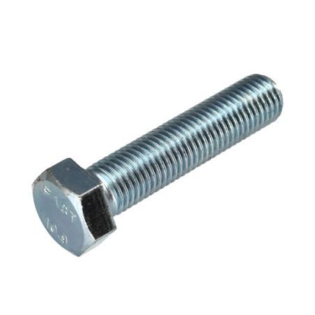 1 x Vis métaux Tête hexagonale TH M18X45 Classe 10.9 Acier zingué