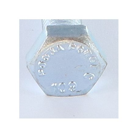 1 x Vis métaux Tête hexagonale TH M12X100 Classe 10.9 Acier zingué