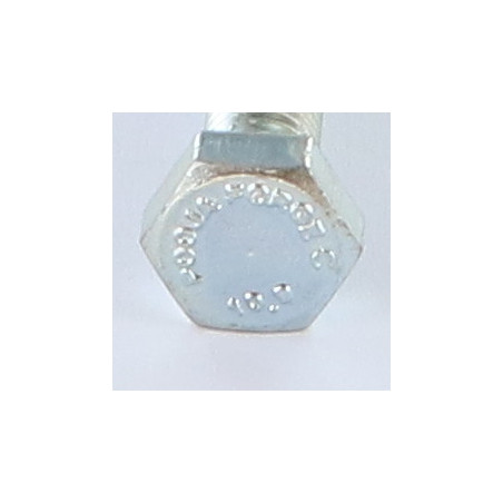 1 x Vis métaux Tête hexagonale TH M20X80 Classe 10.9 Acier zingué