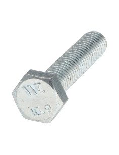 Vis métaux Tête hexagonale TH M6X40 Classe 10.9 Acier zingué