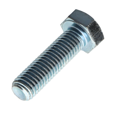 1 x Vis métaux Tête hexagonale TH M8X30 Classe 10.9 Acier zingué